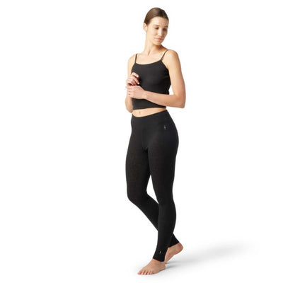 Smartwool Classic All-Season Merino Baselayer Bottom - Womens | Base Layer Pants | Further Faster Christchurch NZ #black