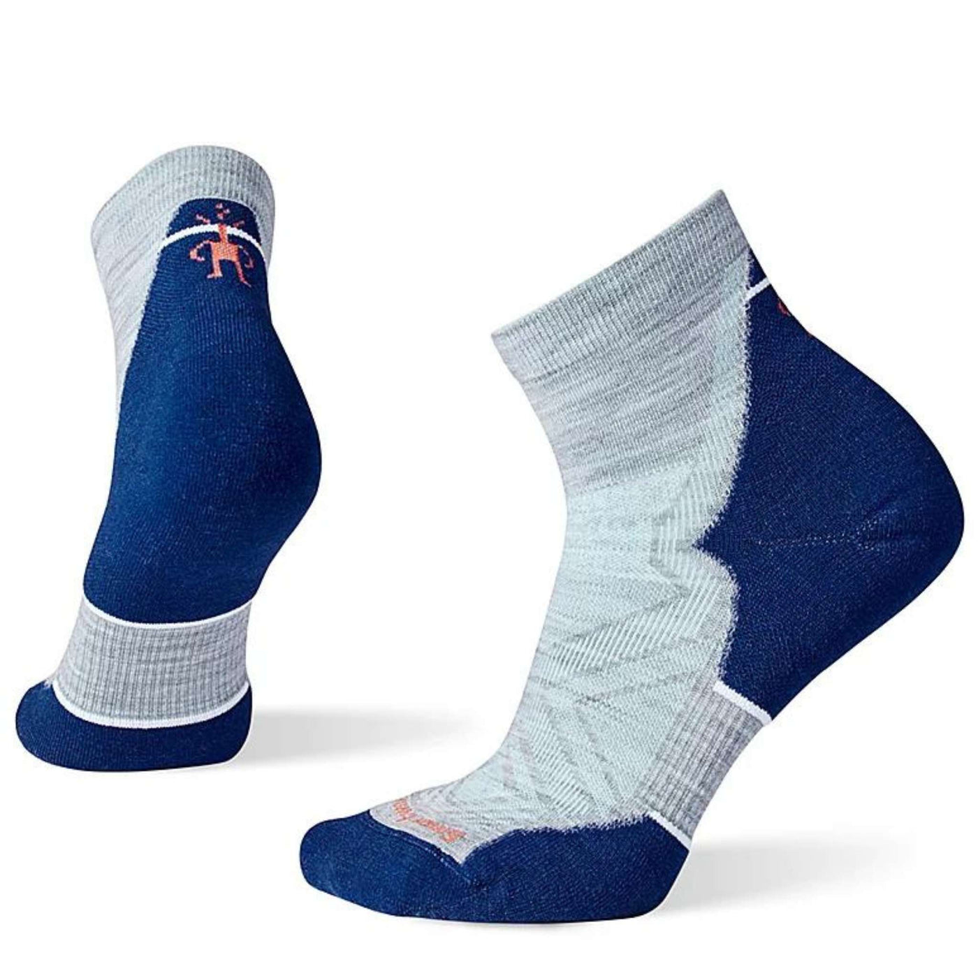 Smartwool Womens Run Targeted Cushion Ankle Socks | Women's Running Socks NZ | Further Faster Christchurch NZ #light-gray