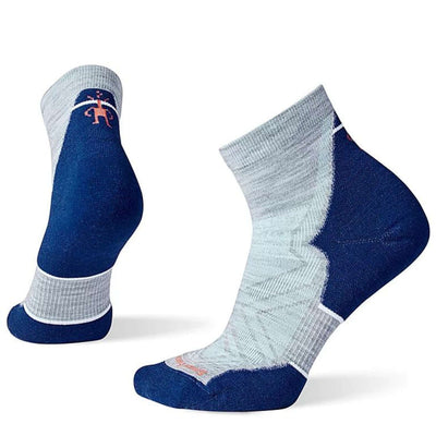 Smartwool Womens Run Targeted Cushion Ankle Socks | Women's Running Socks NZ | Further Faster Christchurch NZ #light-gray