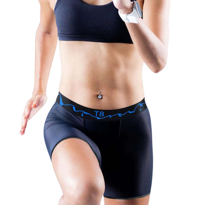 T8 Commando Running Underwear - Womens | Womens Underwear NZ | Further Faster Christchurch NZ #black 