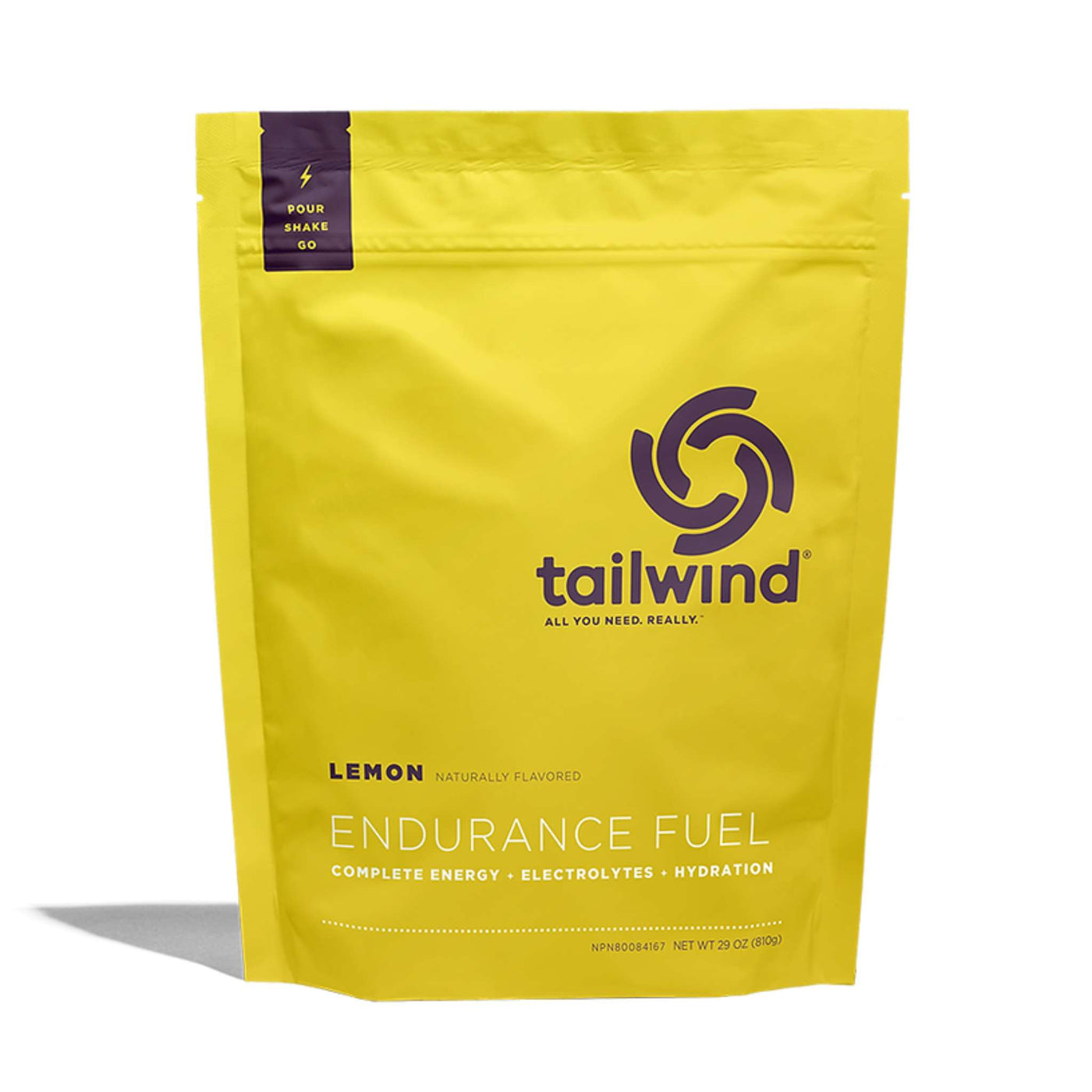 Tailwind Nutrition Endurance Fuel - 30 Serve Pouch 810g | Tailwind NZ | Sports Nutrition | Further Faster Christchurch NZ #lemon