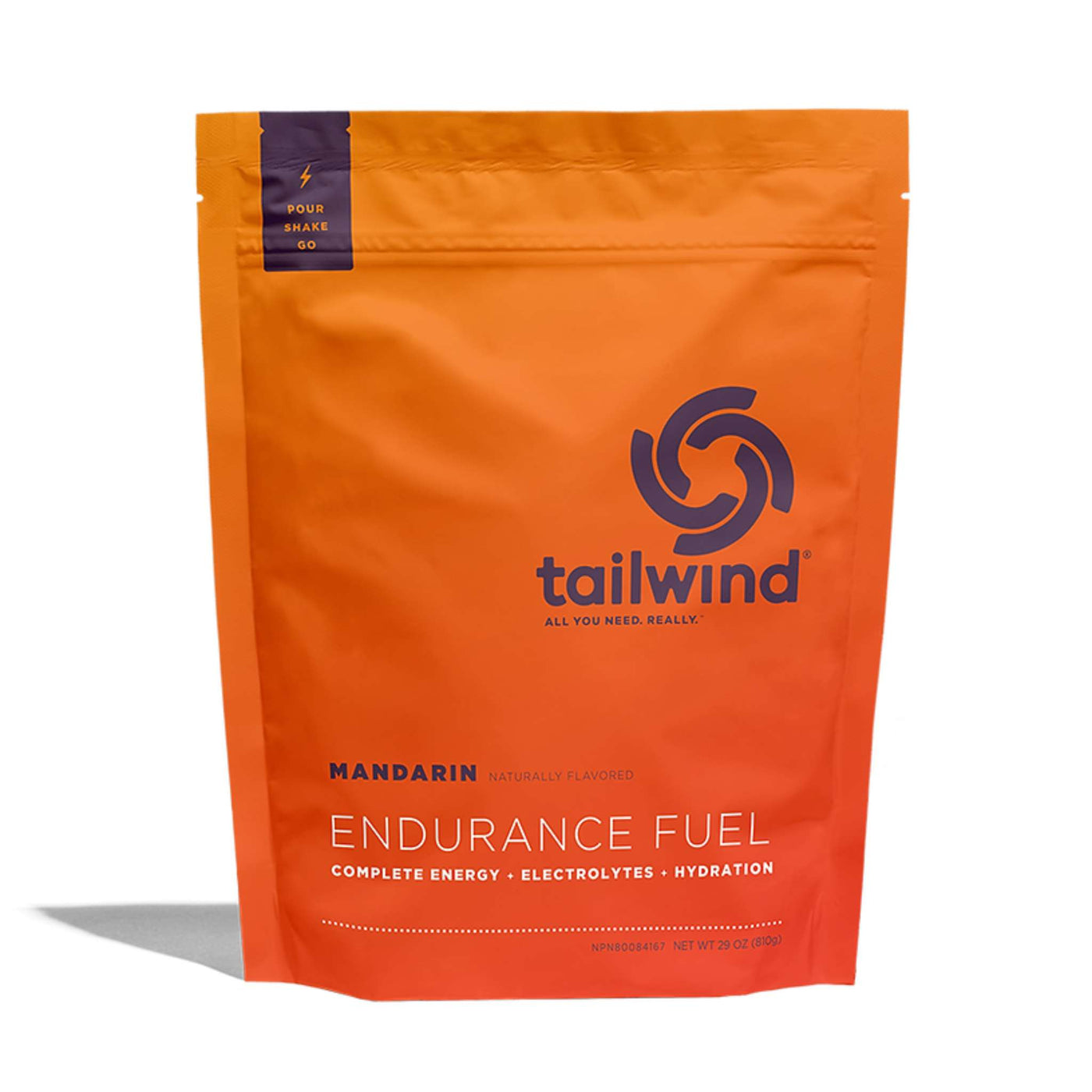 Tailwind Nutrition Endurance Fuel - 30 Serve Pouch 810g | Tailwind NZ | Sports Nutrition | Further Faster Christchurch NZ #mandarin