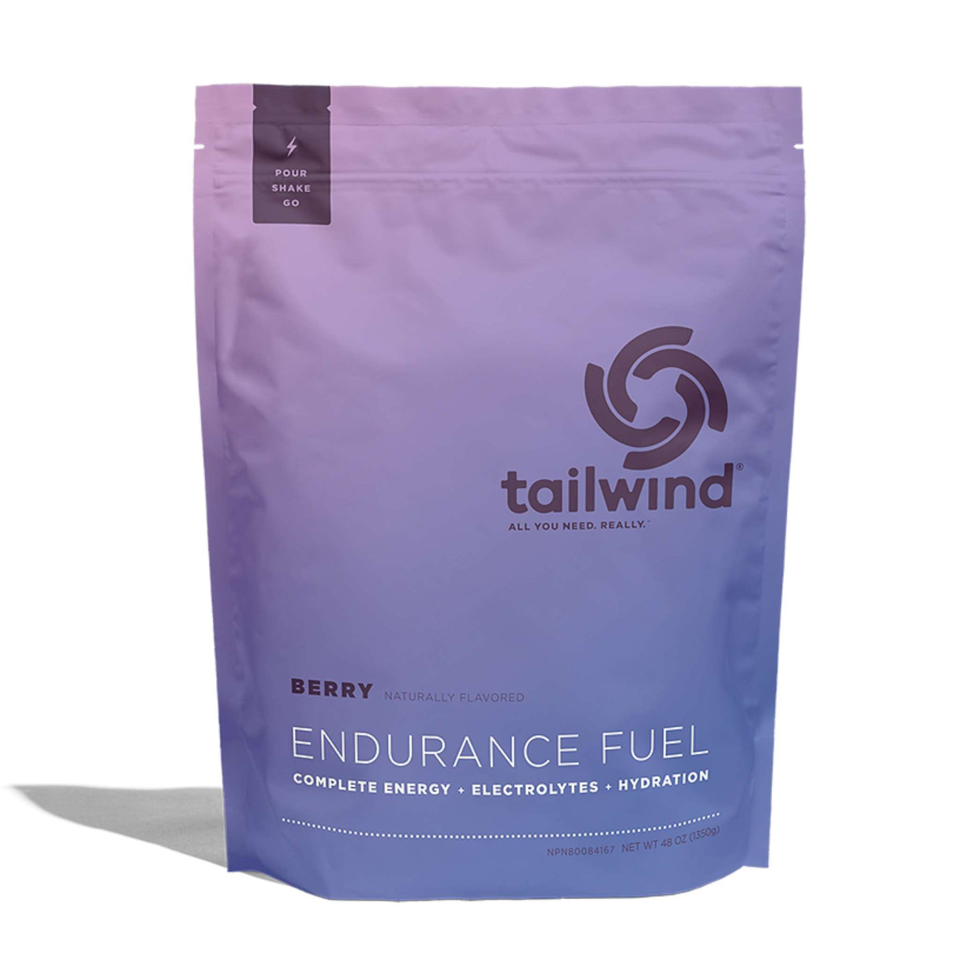 Tailwind Nutrition Endurance Fuel - 50 Serve Pouch 1350g | Electrolytes NZ | Further Faster Christchurch NZ #berry