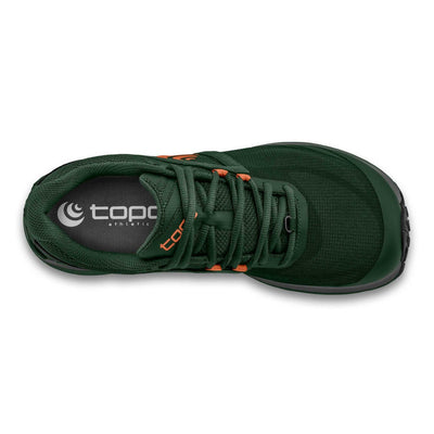 Topo Mens Terraventure 3 | Mens Trail Shoes NZ | Topo NZ | Further Faster Christchurch NZ #dark-green-orange