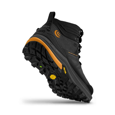 Topo Trailventure 2 WP - Mens Day Hiking Boots NZ | Further Faster Christchurch NZ #charcoal-orange