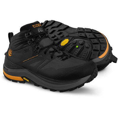 Topo Trailventure 2 WP - Mens Day Hiking Boots NZ | Further Faster Christchurch NZ #charcoal-orange