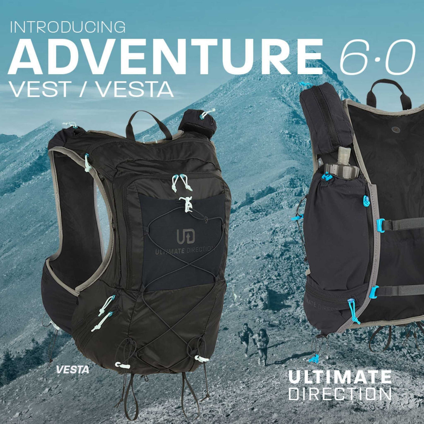 Ultimate Direction Adventure Vesta 6.0 | Women's Hydration Packs and Vests| Further Faster Christchurch NZ #onyx