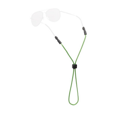 Chums Universal Fit 3mm Retainer | Eyewear Accessories | Further Faster Christchurch NZ #green-dark-green-yellow