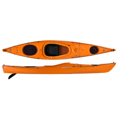 Venture Islay 12 | Sea Kayaking, Touring, Recreational Kayaks | Venture NZ | Further Faster Christchurch NZ #fuego-orange