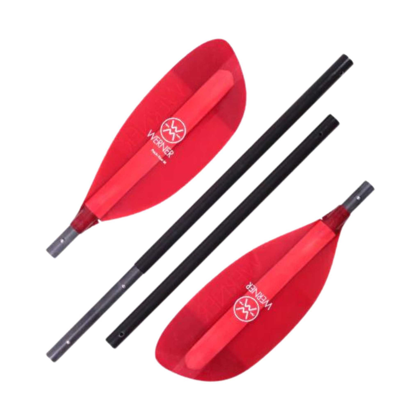 Werner Pack-Tour Paddle | Collapsible Packraft Paddle | Further Faster Christchurch NZ #red