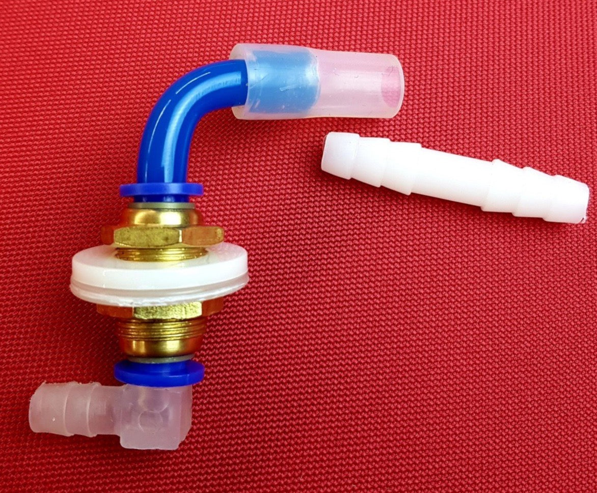 Rasdex Bulkhead Fitting Through The Kayak Deck | Multisport