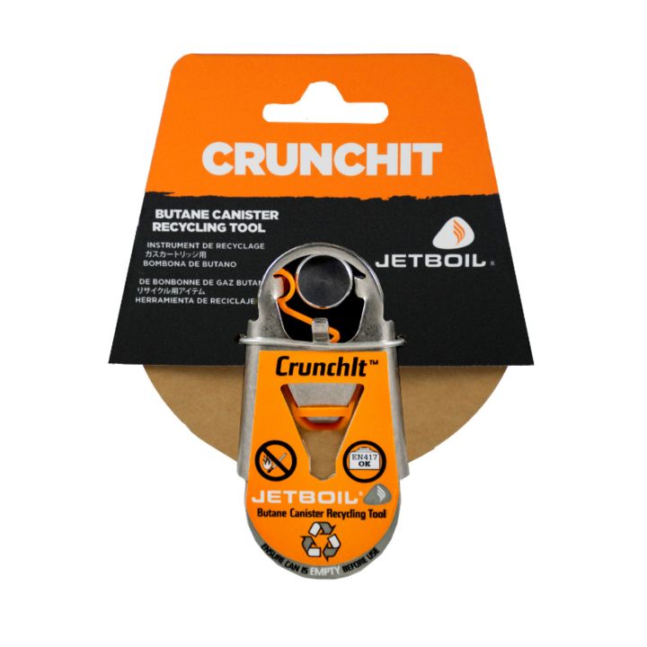 Jetboil Crunchit Fuel Canister Recycling Tool | Jetboil NZ | Further Faster Christchurch NZ