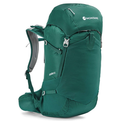 Montane Azote 30 Womens | Lightweight Day and Overnight Pack NZ | Montane NZ | Further Faster, Christchurch NZ #wakeame-green