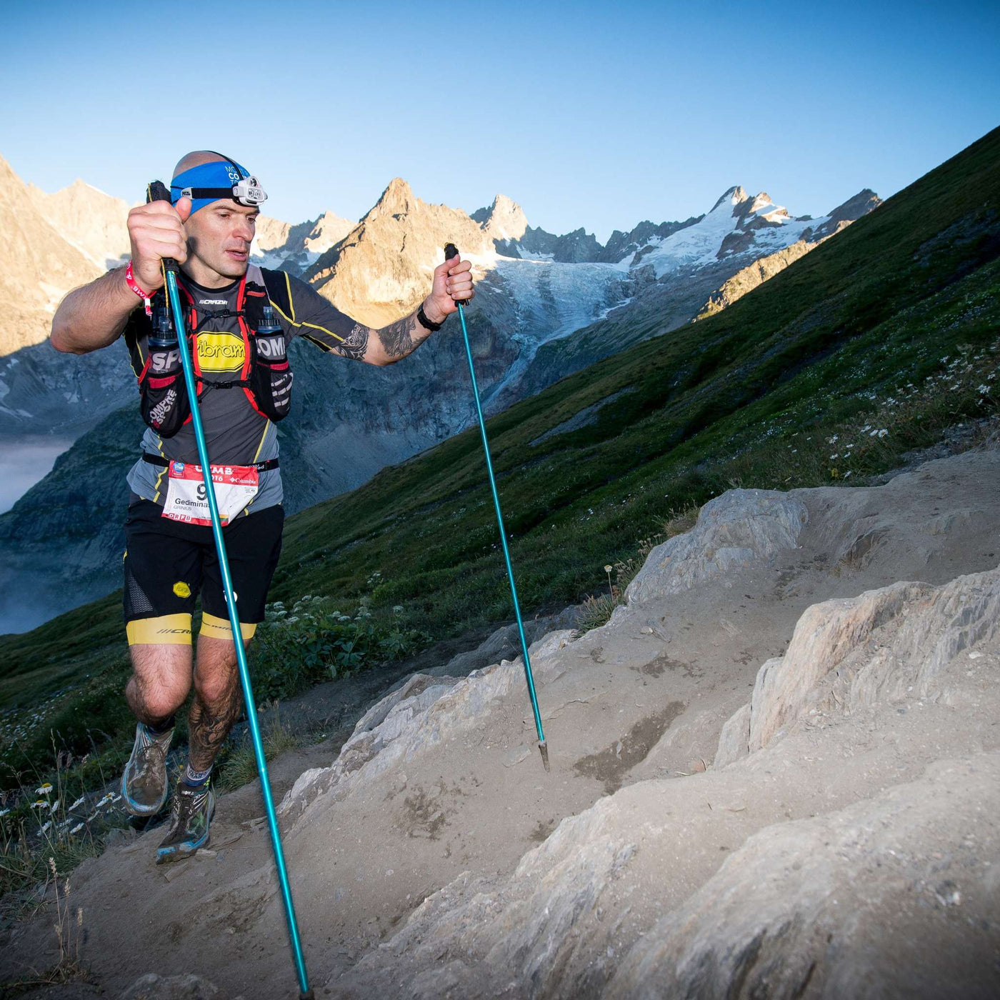 Mountain King Sky Runner Pole | Carbon Running and Hiking Poles | Further Faster Christchurch NZ