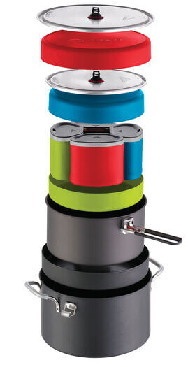 MSR Flex 4 System Cook Set | 4 Person Cook System | MSR NZ | Further Faster NZ