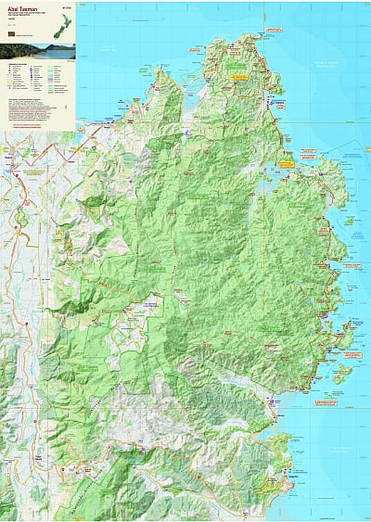 NewTopo - Abel Tasman Topo Map | Hiking Maps NZ