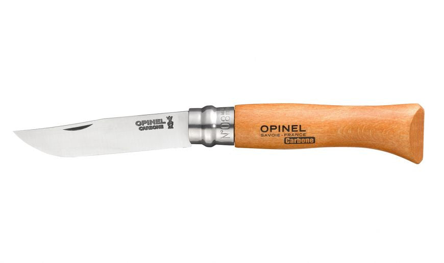 Opinel 8VRN Carbon Camping and Hunting Knife | Shop NZ