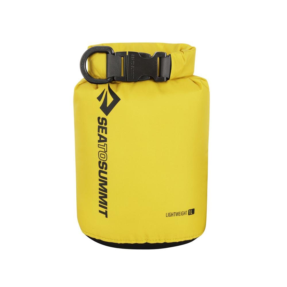 Sea to Summit Lightweight 70D Dry Sack 1L NZ | Dry Sacks & Pack Liners | Further Faster NZ #sts-yellow