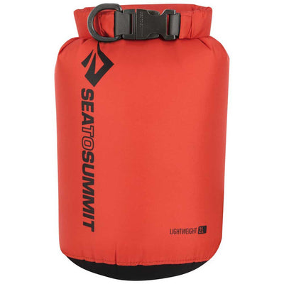 Sea to Summit Lightweight 70D Dry Sack 2L NZ | Dry Sacks & Pack Liners | Further Faster NZ#sts-red