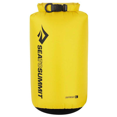 Sea to Summit Lightweight 70D Dry Sack 8L NZ | Dry Sacks & Pack Liners | Further Faster NZ #sts-yellow