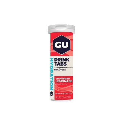 Gu Hydration Drink Tablets | Sports Nutrition and Electrolytes | NZ Strawberry Lemonade