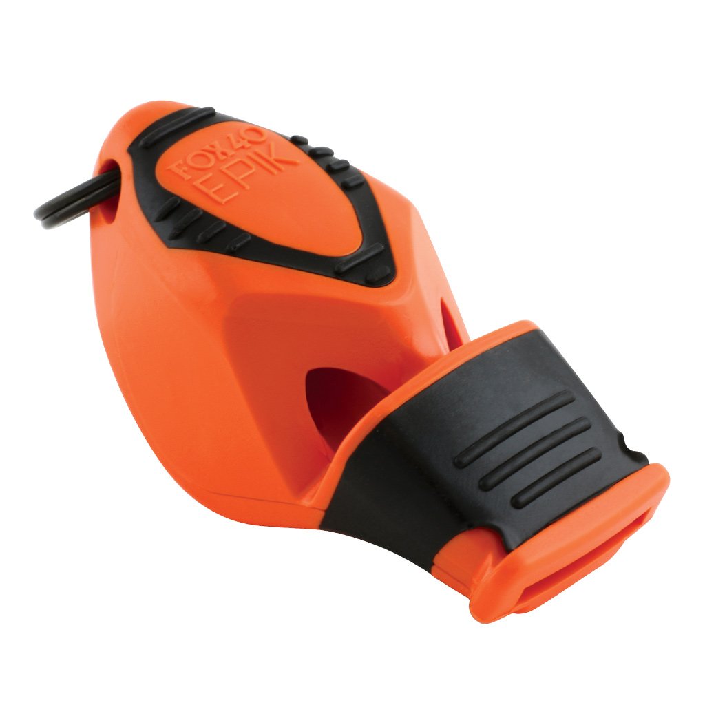 Fox 40 Epik CMG Whistle | Three-Chamber Pealess Whistle